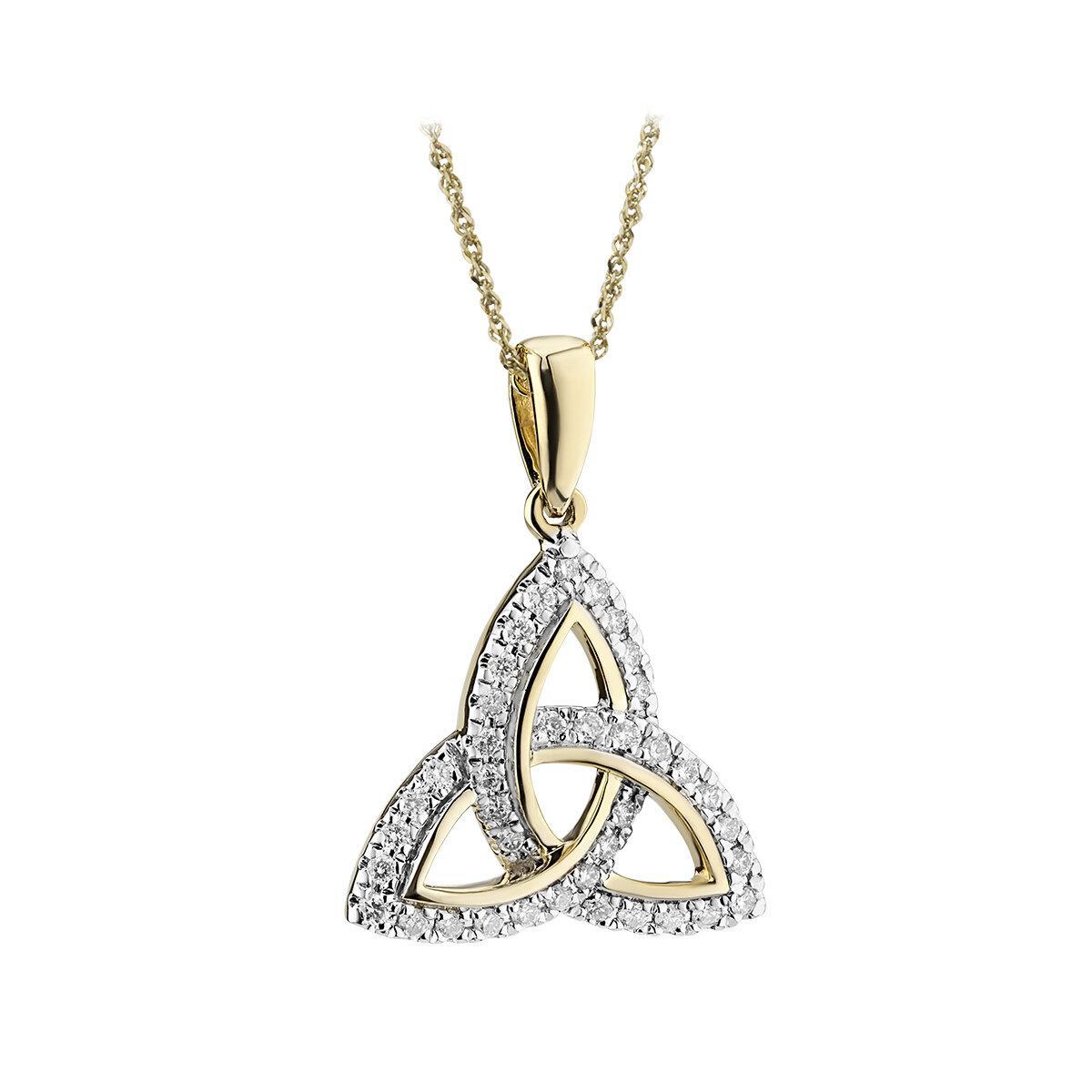 Buy Diamond Knot Pendant Necklace Online in India | Rose