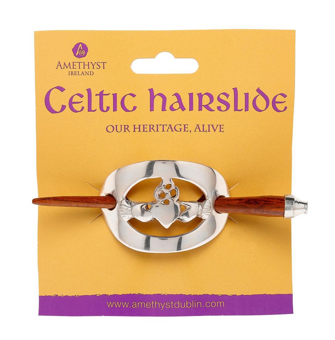 Large Claddagh Hairslide A Little Irish Too