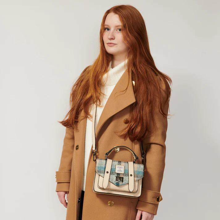 Islander Mini Satchel with Harris Tweed A Little Irish Too