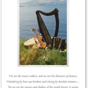 We are the music makers framed
