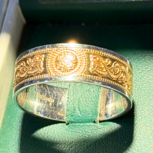 Celtic Warrior Band in 10K Gold Wide Width Size 14