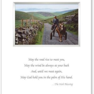 May the Road Rise Framed